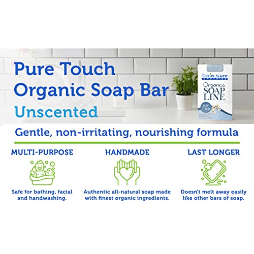 אורגני כל טבעי בעבודת יד טהור מגע אורגני סבון שמפו בר לעור רגיש / לוקסוס &מגבר; התחדשות אמבט סבון | ללא בישום